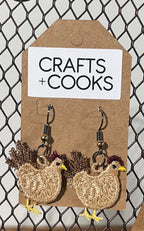 Earrings (Free Standing Lace)