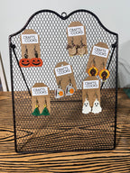 Earrings (Free Standing Lace)