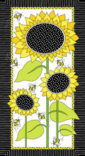 Sunflower and Bee Panel