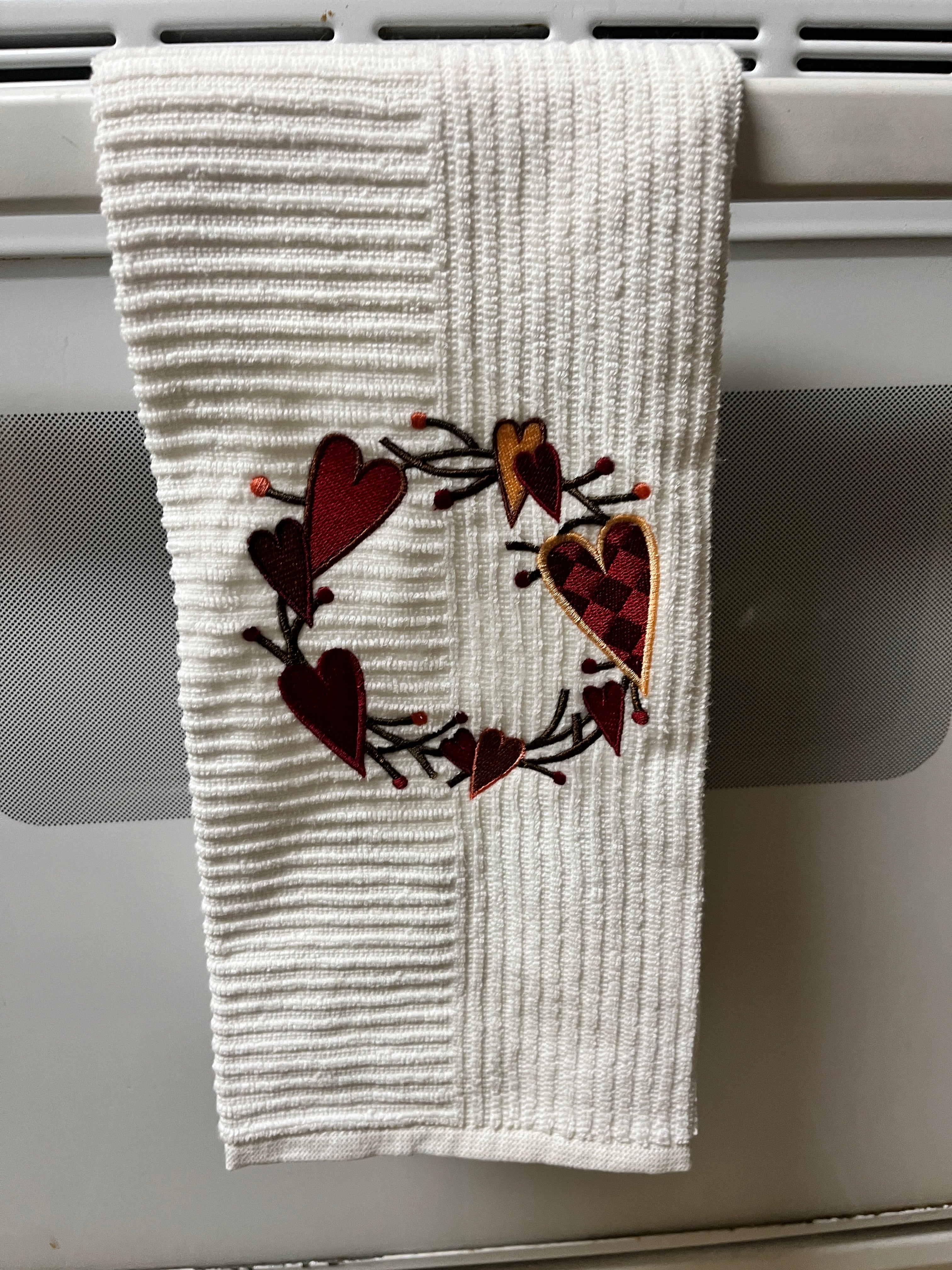 Embroidered Tea Towel