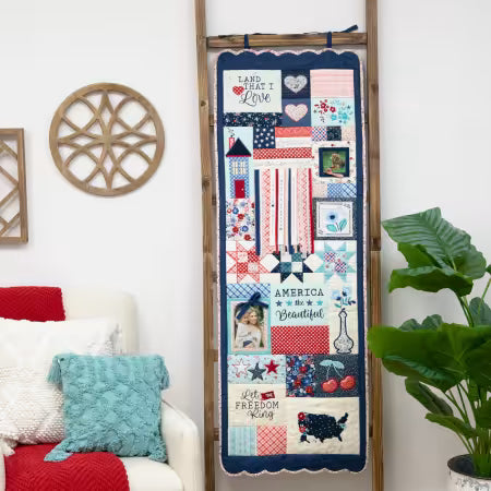 Kimberbell Star-Spangled Beauty Ladder Quilt