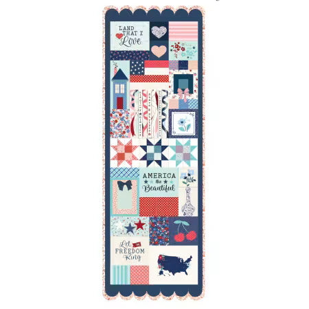Kimberbell Star-Spangled Beauty Ladder Quilt
