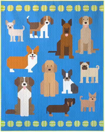 Kona Dog Park Quilt Kit