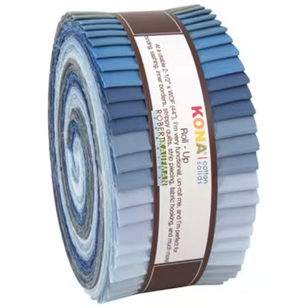 Kona Cotton - Over Cast 2.5" Strip Jelly Roll