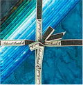 Tantalizing Teals 10" Square Layer Cake