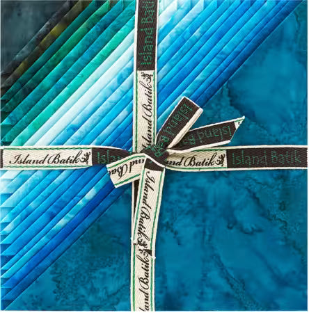 Tantalizing Teals 10" Square Layer Cake