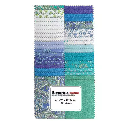 Paisley Garden 2.5" Jelly Roll Strips