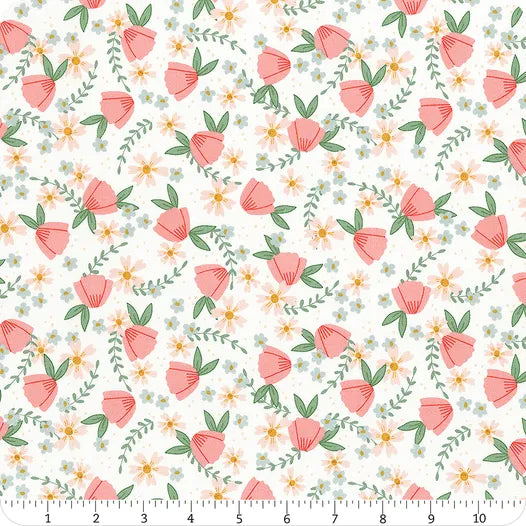 Bloom and Sew by Amy Latta Blooming Bouquet Cream