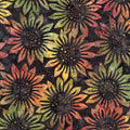 Tonga Batik - Autumn Sunflowers