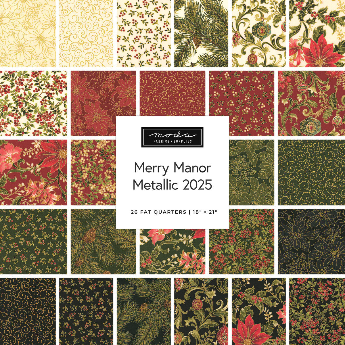 Merry Manor - Moda Fat Quarter Bundle