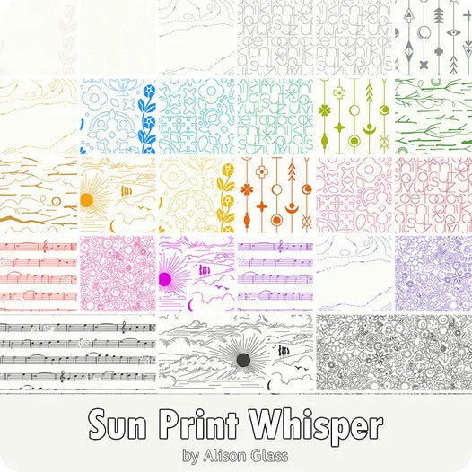 Sunprint Whisper, Andover 10" Squares
